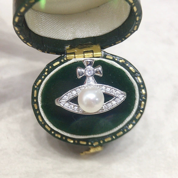 Freshwater Pearl Jewelry Set Pendant Earring Ring