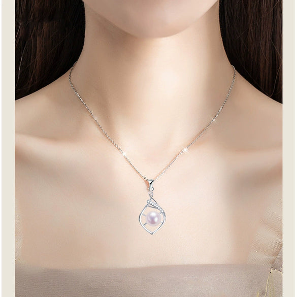 Freshwater Pearl Jewelry Set Pendant Earrings Ring