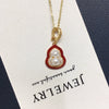 Freshwater Pearl Jewelry Set With Gourd Pendant
