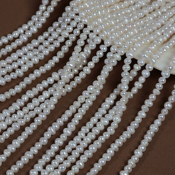 Freshwater Pearl Loose Beads Potato Shape Jewelry Material