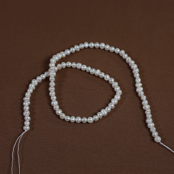 Freshwater Pearl Loose Beads Potato Shape Jewelry Material