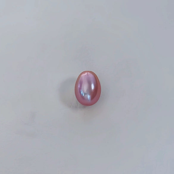Freshwater Pearl Loose Rice Beads Halfhole Handmade Diy Bracelet Necklace Material