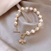 Freshwater Pearl Microinlaid Bee Pattern Animals Style Fashion Simple Light Luxury Elegant Ins Fashion Bracelet For Women Wholesale