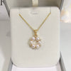 Freshwater Pearl Multibead Cherry Pollen Pendant Necklace Jewelry