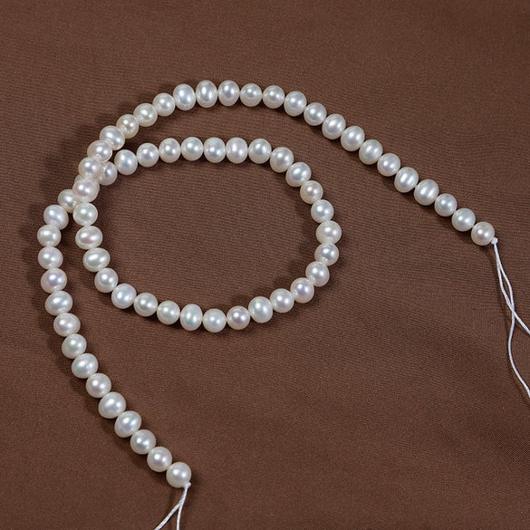 Freshwater Pearl Naked Stone Potatoshaped Beads Jewelry Material