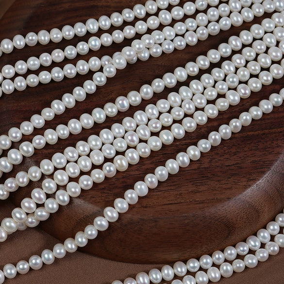 Freshwater Pearl Naked Stone Potatoshaped Beads Jewelry Material