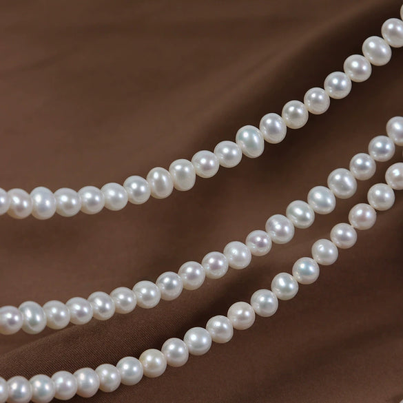 Freshwater Pearl Naked Stone Potatoshaped Beads Jewelry Material