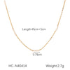 Freshwater Pearl Necklace Stainless Steel Geometric Clavicle Chain Electroplated Feminine Versatile Ins Minimalist Style