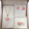 Freshwater Pearl Pendant Earring Ring Suit Jewelry