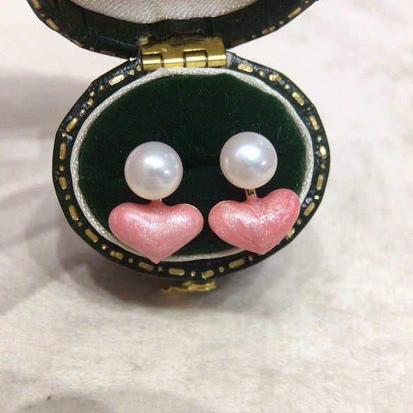 Freshwater Pearl Pendant Earring Ring Suit Jewelry