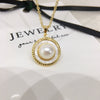Freshwater Pearl Pendant Earring Set Highend Style