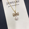 Freshwater Pearl Pendant Earrings Ring Jewelry Set