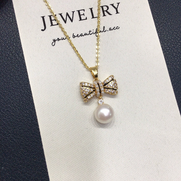 Freshwater Pearl Pendant Earrings Ring Jewelry Set