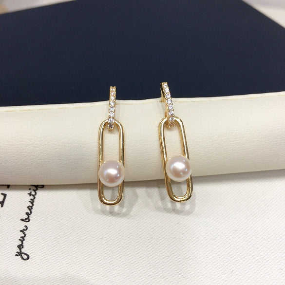 Freshwater Pearl Pendant Earrings Set Jewelry