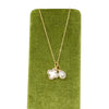 Freshwater Pearl Pendant Earrings With Fourleaf Clover Design And Motherofpearl From Natural Sea Shellfish