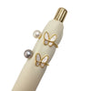Freshwater Pearl Ring Butterfly Open Style Copper 5A Grade Natural