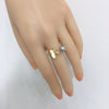 Freshwater Pearl Ring Butterfly Open Style Copper 5A Grade Natural