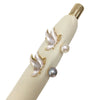 Freshwater Pearl Ring Copper Material Frosted Butterfly Style For Women