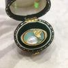 Freshwater Pearl Ring Copper Material Retro Style With Bee Design And Round Shape