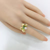 Freshwater Pearl Ring Copper Retro Enamel Butterfly Women's Adjustable Opening