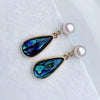 Freshwater Pearl Shell Elements Women's Earrings Light Luxury Trendy Jewelry