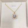 Freshwater Pearl Square Pendant Earrings With Sea Shell Light Luxury Highend Style
