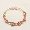 Freshwater Pearl Winding Devil's Eye Women's Casual Fashion Bracelet Jewelry