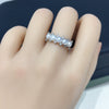 Freshwater Pearl Zircon Ring Copper Material Flat Round And Bun Round Shape Women's Hand Jewelry