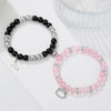 Friendship Spider Love Magnetic Cat Beaded Elastic Adjustable Bracelet Stone Magnet Buckle Geometric Handmade