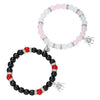 Friendship Spider Love Magnetic Cat Beaded Elastic Adjustable Bracelet Stone Magnet Buckle Geometric Handmade