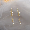 Fringed Beaded Freshwater Pearl Geometric Retro Women's Earrings