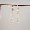 Fringed Beaded Freshwater Pearl Geometric Retro Women's Earrings