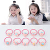 Frosted Cartoon Baby Rubber Band Hair Band Headed Flower Children's Headwear Tie Rope Little Girl Hair Rope Girl