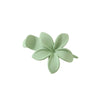 Frosted Flower Duckbill Hair Clip For Women Baked Enamel Plant Flower Style