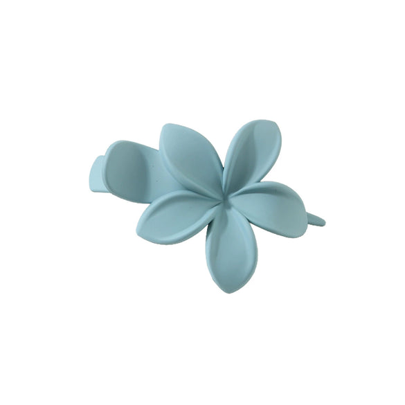 Frosted Flower Duckbill Hair Clip For Women Baked Enamel Plant Flower Style