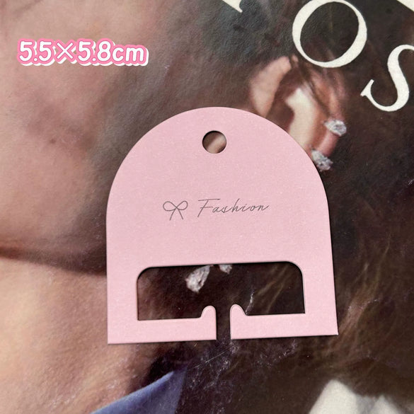 Frosted Luxury Earrings Necklaces Hair Accessories Clips Jewelry Cards Packaging Made Of Paper And Cardboard
