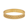 Frosted Stainless Steel Women's Personality Joker Bracelet With Electroplating