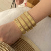Frosted Stainless Steel Women's Personality Joker Bracelet With Electroplating