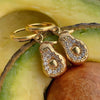Fruit Series Copper Gold Electroplated Earrings