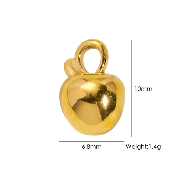 Fruit Series Stainless Steel Dripping Oil Small Pendant