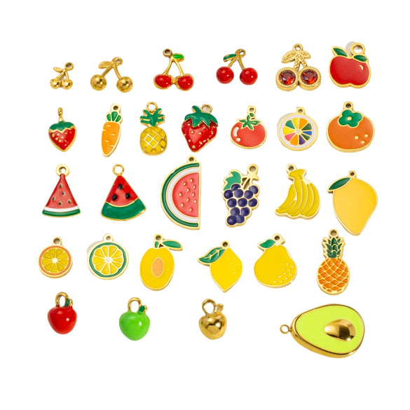 Fruit Series Stainless Steel Dripping Oil Small Pendant