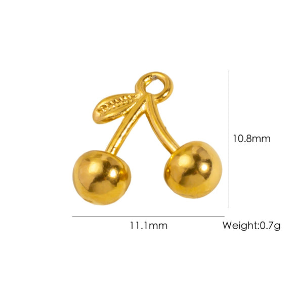 Fruit Series Stainless Steel Dripping Oil Small Pendant
