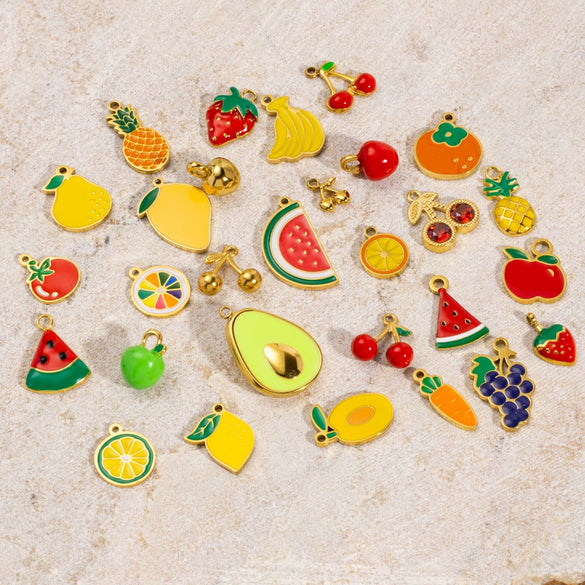 Fruit Series Stainless Steel Dripping Oil Small Pendant