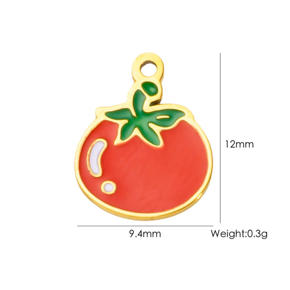 Fruit Series Stainless Steel Dripping Oil Small Pendant