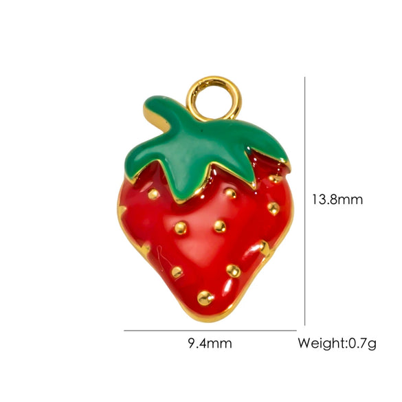 Fruit Series Stainless Steel Dripping Oil Small Pendant