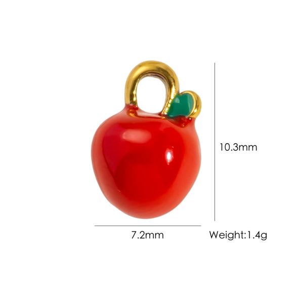 Fruit Series Stainless Steel Dripping Oil Small Pendant