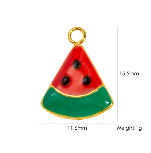 Fruit Series Stainless Steel Dripping Oil Small Pendant