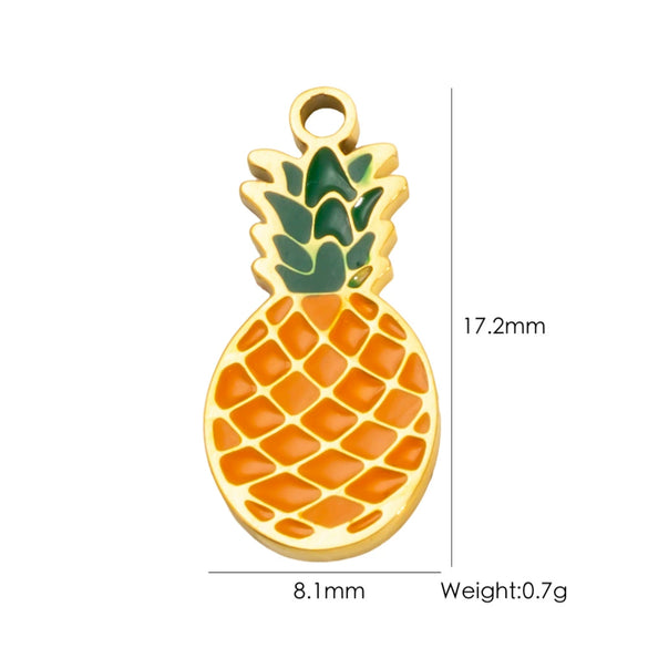 Fruit Series Stainless Steel Dripping Oil Small Pendant