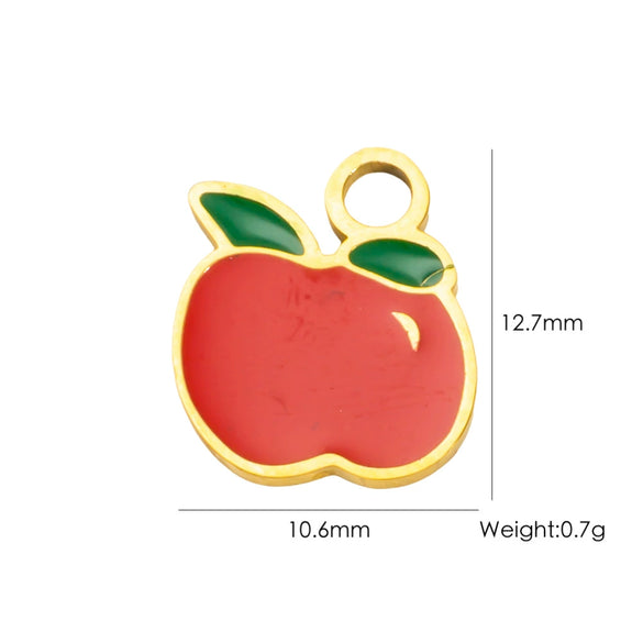 Fruit Series Stainless Steel Dripping Oil Small Pendant