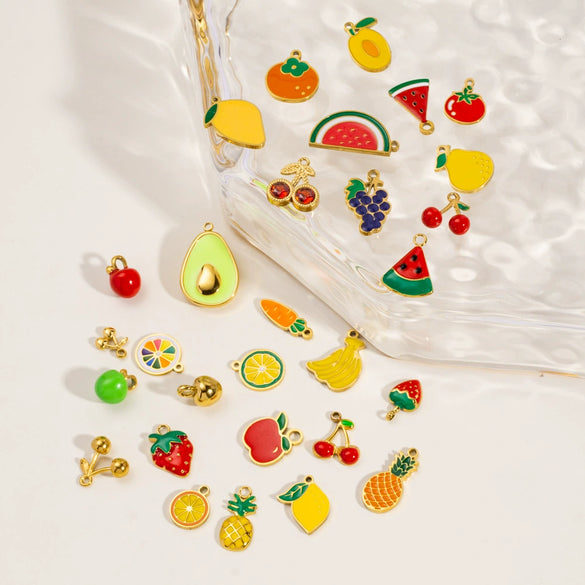 Fruit Series Stainless Steel Dripping Oil Small Pendant